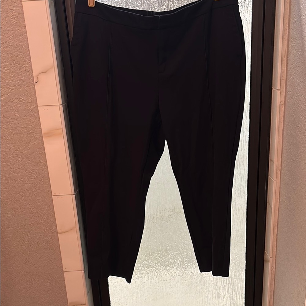 Eloquii Black Cropped Ankle Pants